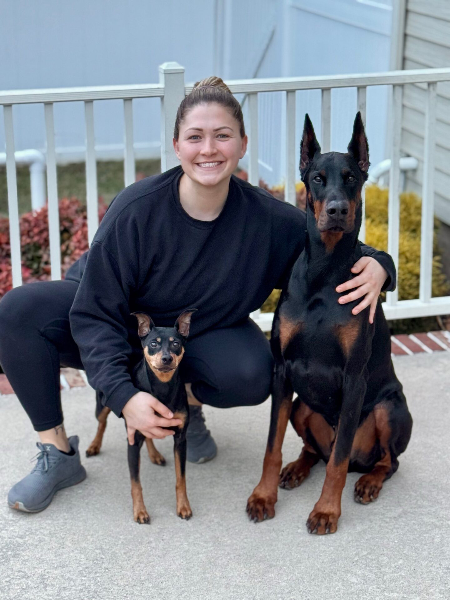 women with dogs